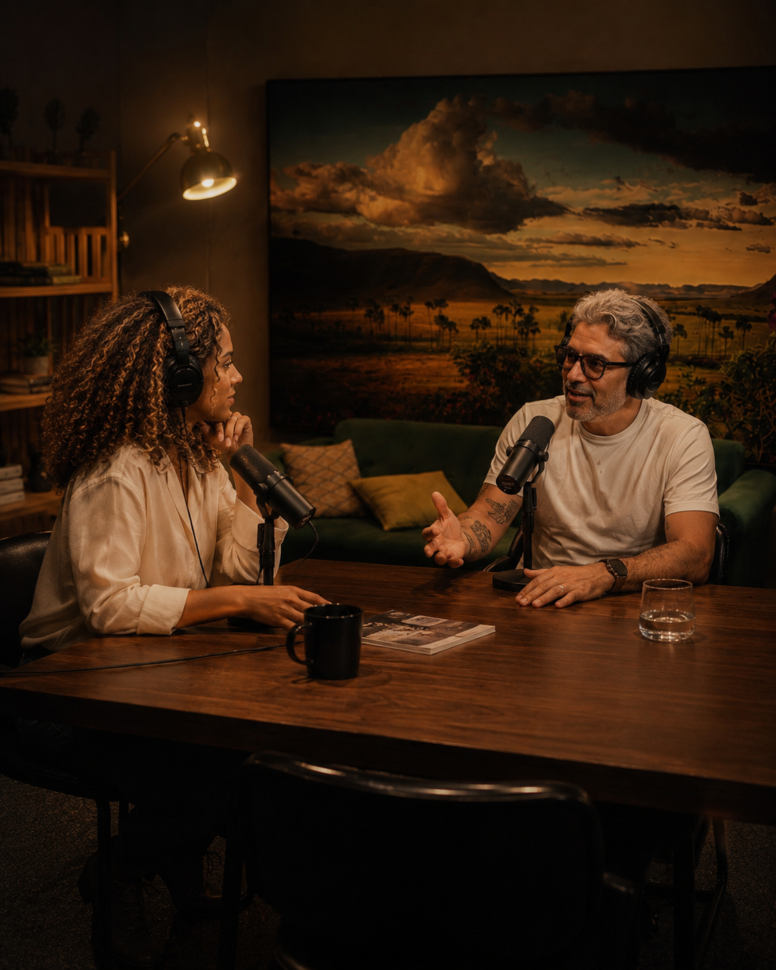 Cenário 03 — Mesa Podcast